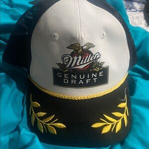 Miller Genuine Draft Hat, Mad Engine, Mesh Trucker